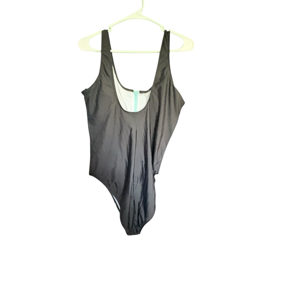 Sports Illustrated MultiColor Zip Up One Piece Swimsuit XL - Picture 6 of 14